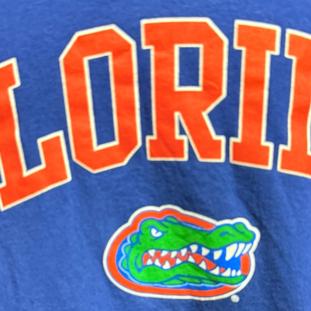Florida Gators Blue Long Sleeve Shirt 2XL Seam Repair - Picture 2 of 6
